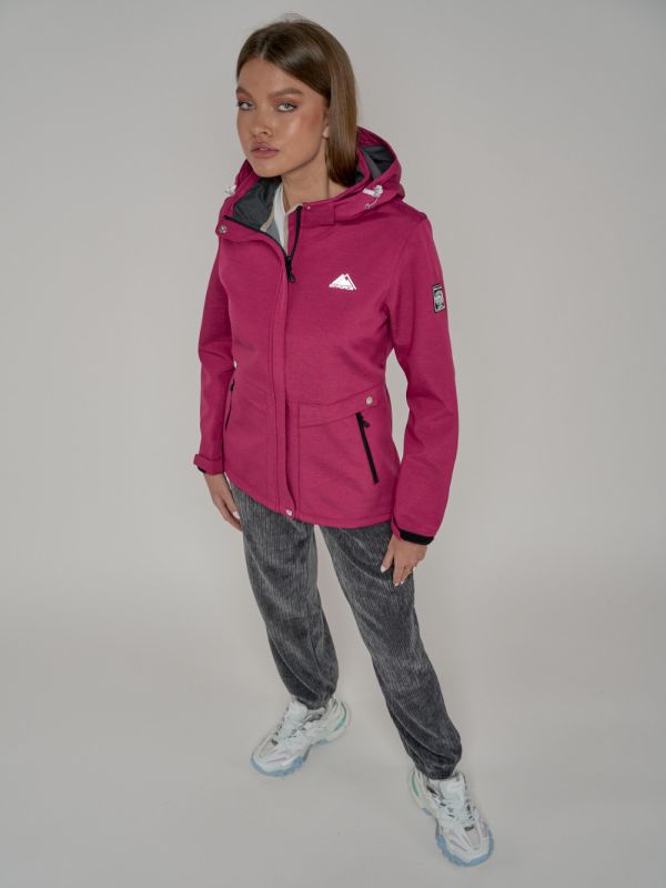 Windbreaker MTFORCE women's softshell raspberry 22005M